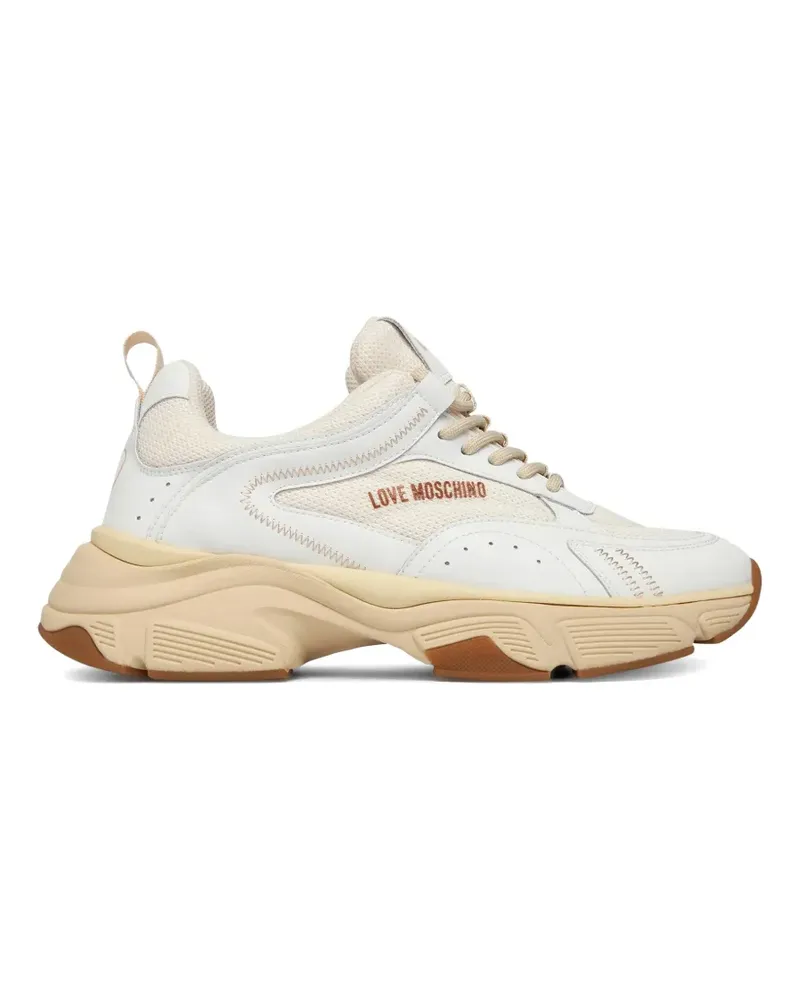 Moschino Sneakers mit Einsätzen - Nude Nude