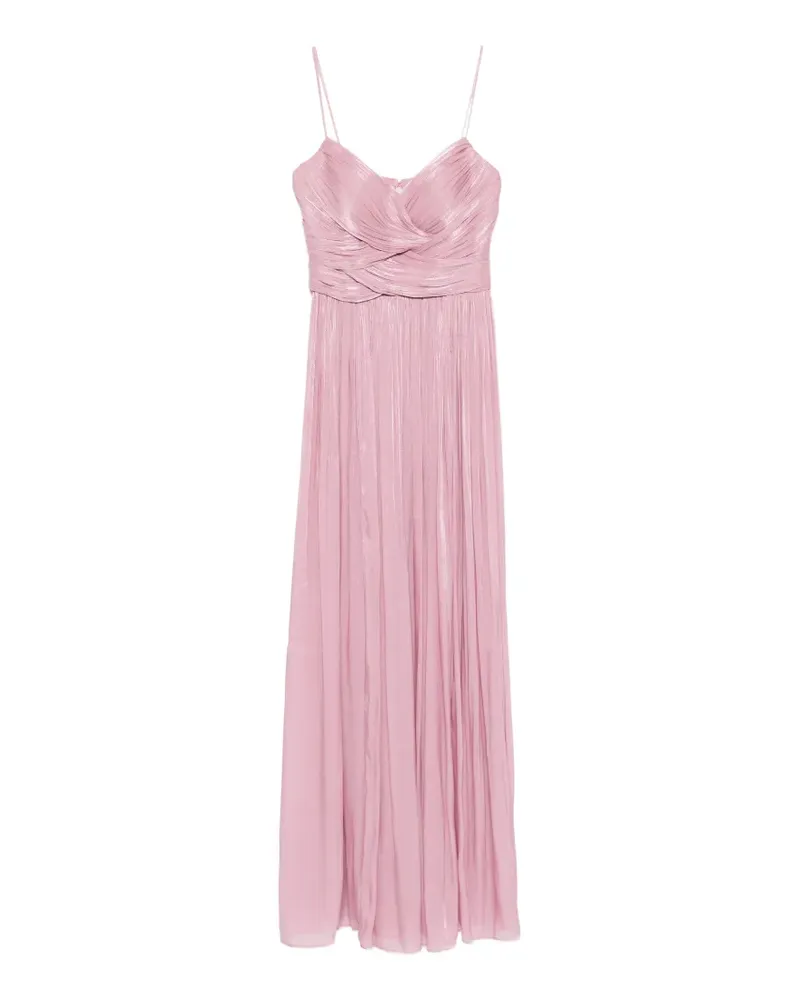 COSTARELLOS Sireen pleated maxi dress - Rosa Rosa