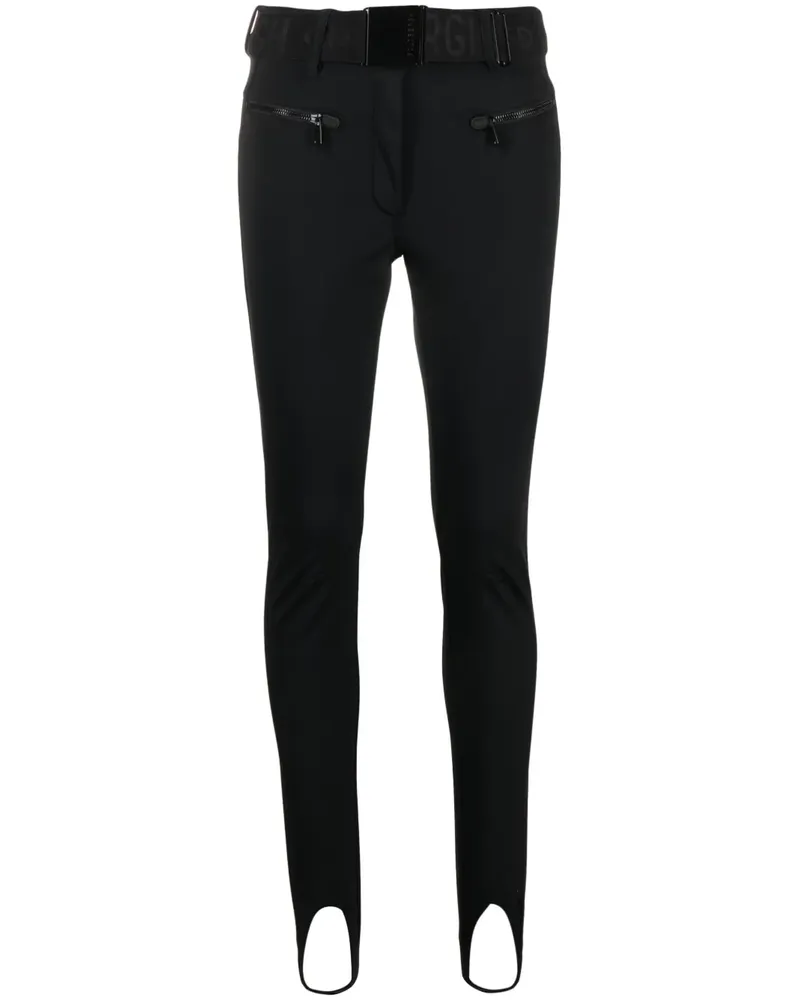 GOLDBERGH Skihose mit Gürtel - Schwarz Schwarz
