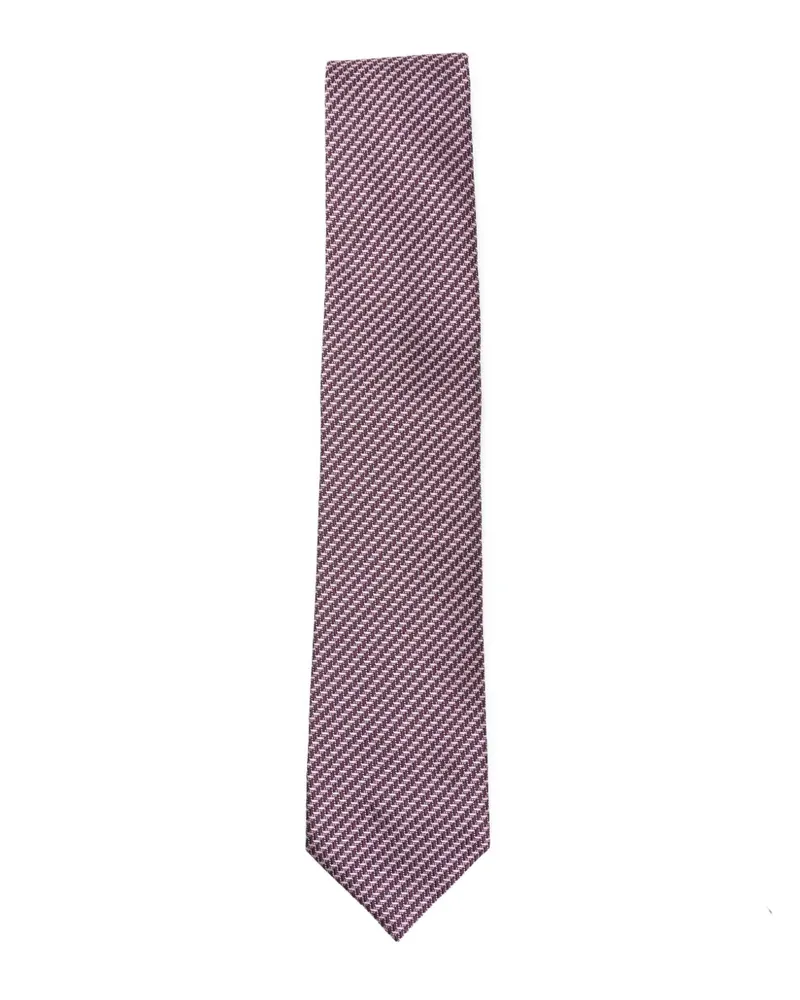 Brioni Krawatte aus Seide - Rot Rot