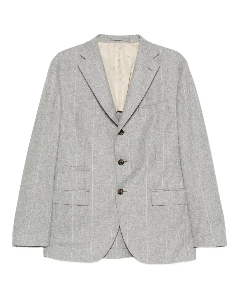 Eleventy Einrehiger Anzug mit Nadelstreifen - Grau Grau