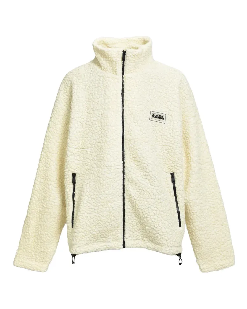 Napa By Martine Rose fleece zip-up jacket - Weiß Weiß