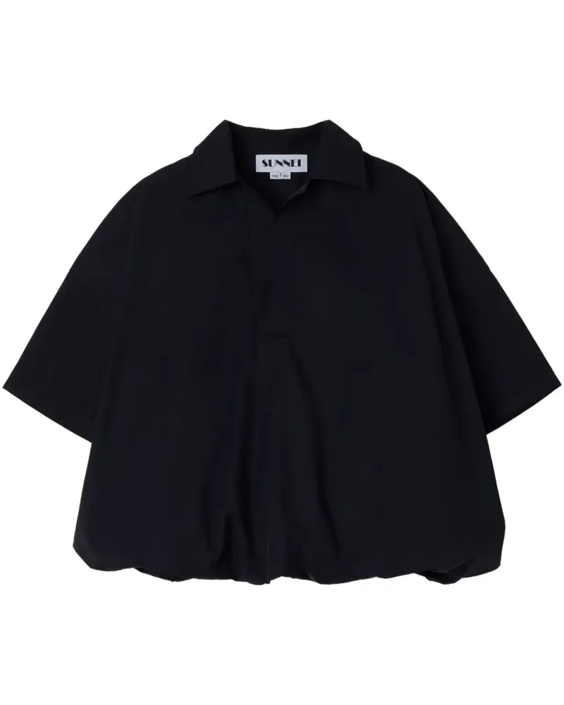 SUNNEI Puffy Poloshirt - Blau Blau