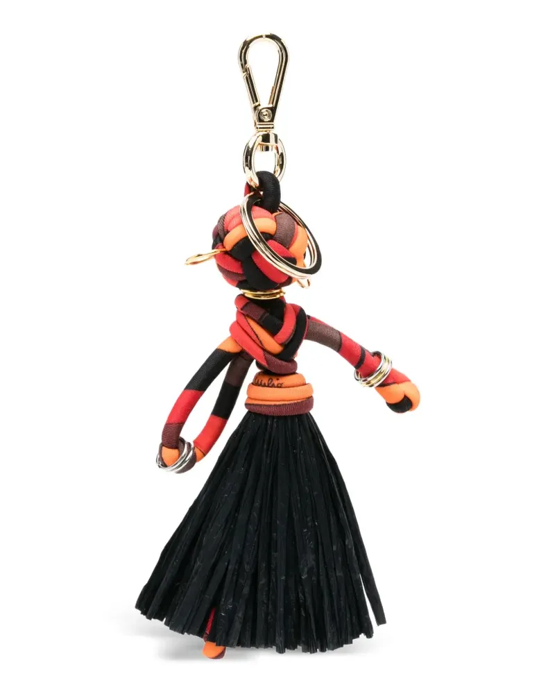 Emilio Pucci doll-motif bag charm - Schwarz Schwarz