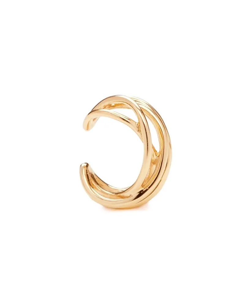 WHITE BIRD 14kt yellow gold Roxanne ear cuff Gold