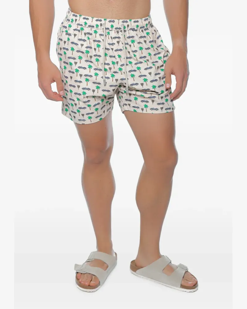 MC2 Saint Barth lightweight fabric swim shorts Lighting - Nude Nude