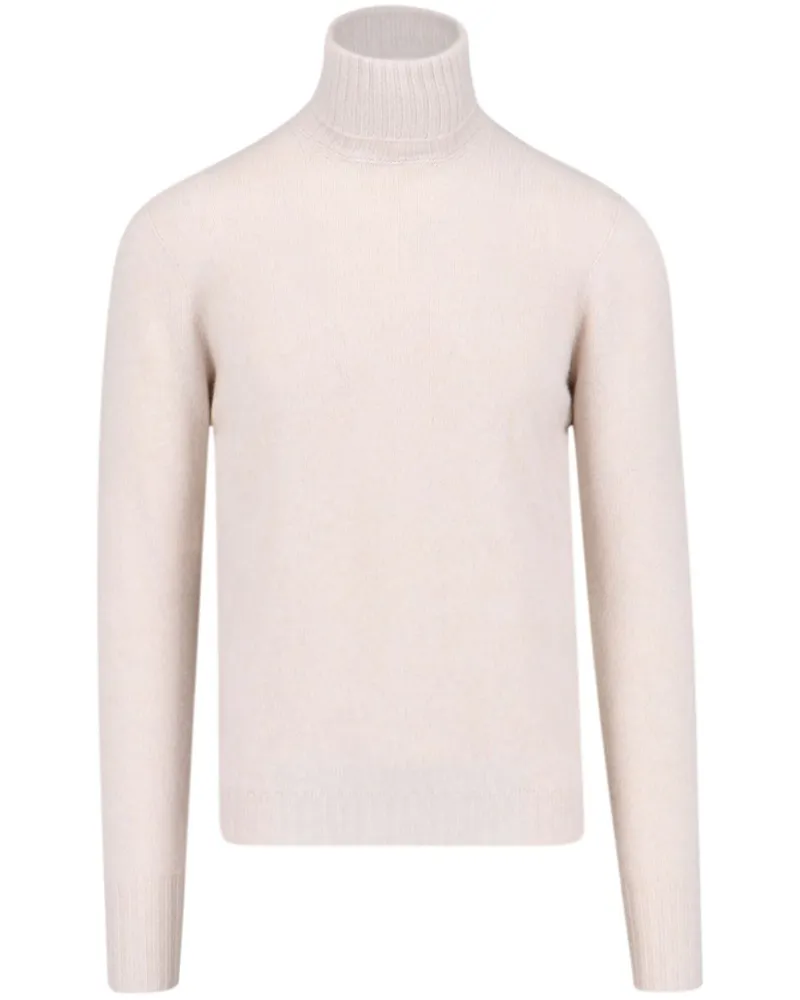Drumohr  Rollkragenpullover aus Kaschmir - Nude Nude