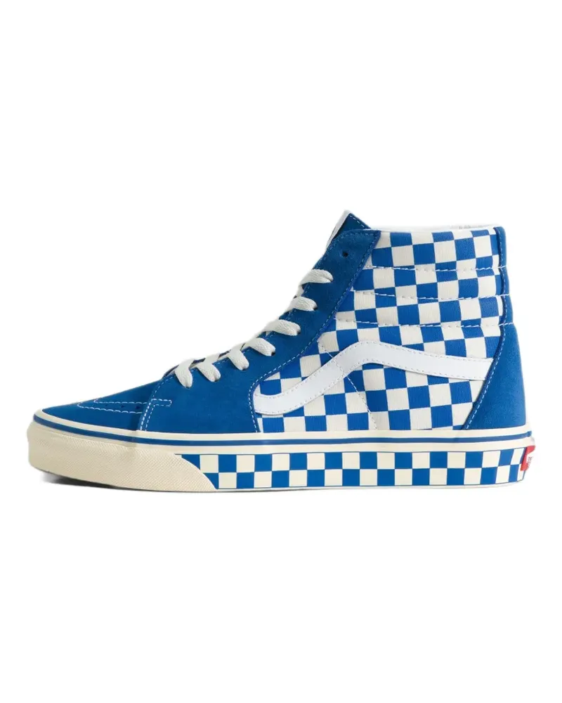 Vans Sk8-Hi checkerboard sneakers - Blau Blau