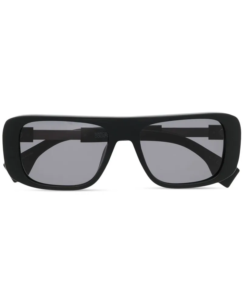 Marcelo Burlon | County of Milan Eckige Polygala Sonnenbrille - Schwarz Schwarz