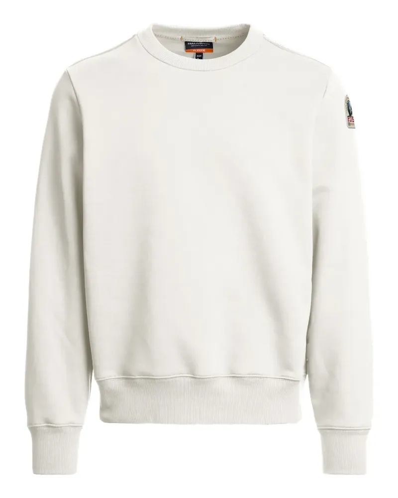 Parajumpers Sweatshirt mit Logo-Patch - Weiß Weiß