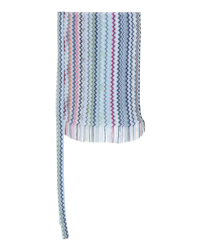 Missoni Kaftan mit Fransen - Blau Blau