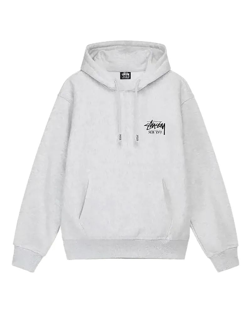 Stüssy Hoodie mit Logo - Grau Grau