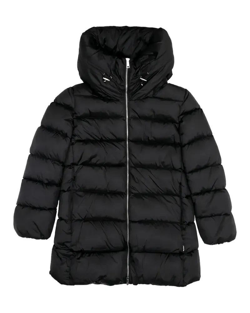 ADD quilted hoodie jacket - Schwarz Schwarz