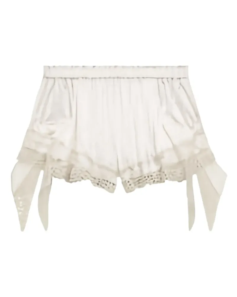 Isabel Marant Ildana lace-trimmed shorts - Nude Nude