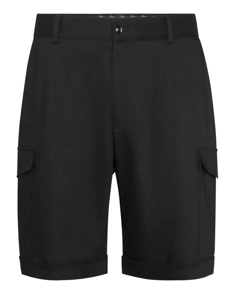 Billionaire Cargo-Shorts mit geradem Bein - Schwarz Schwarz
