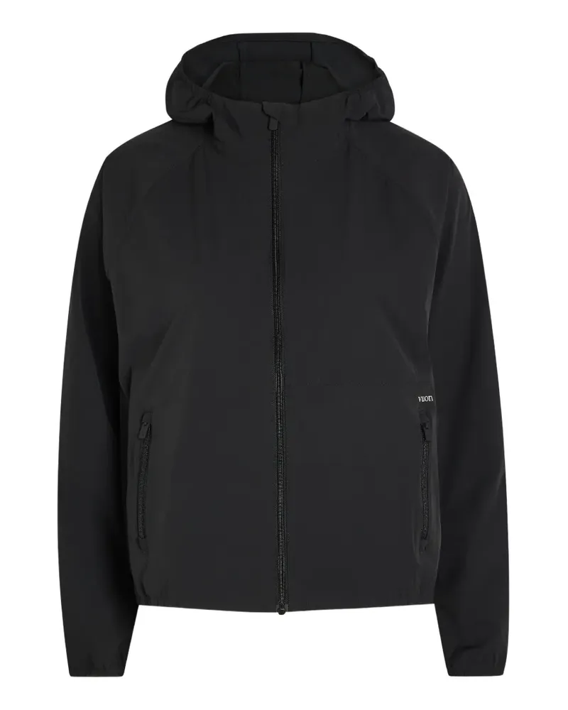 vuori Renew Trainer hooded jacket - Schwarz Schwarz