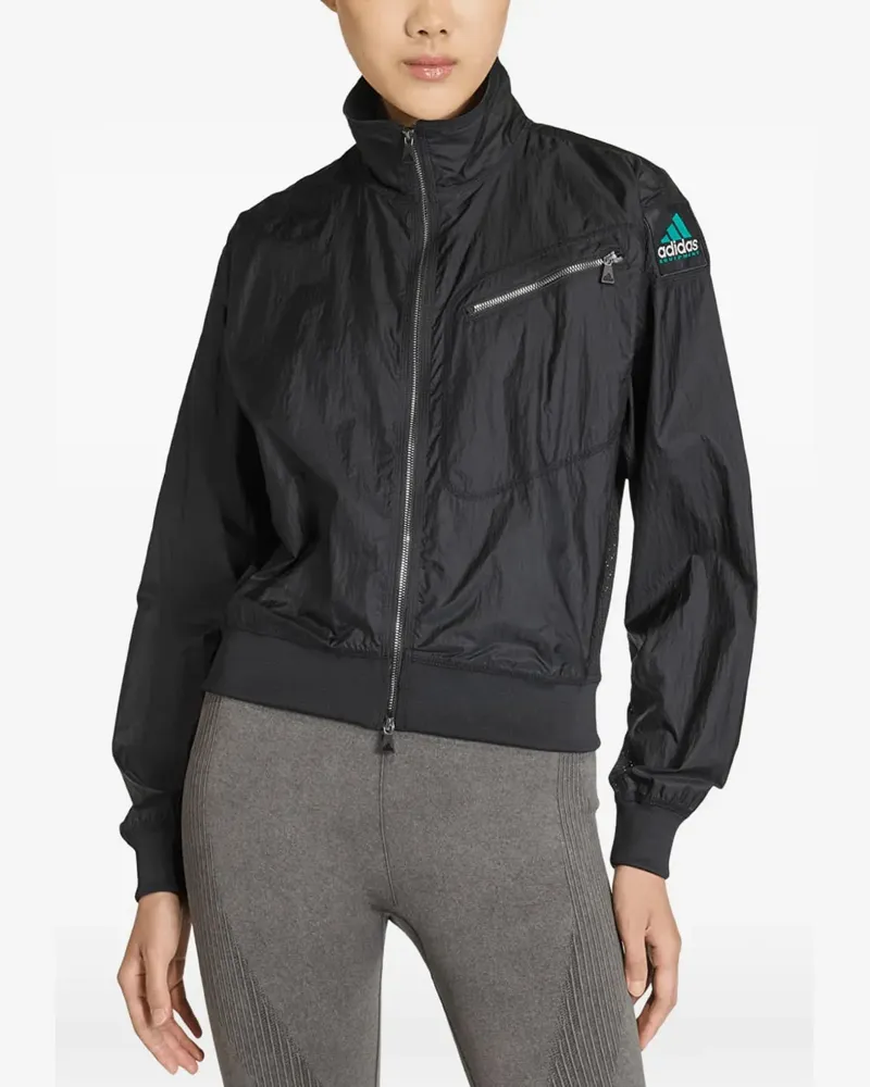adidas Equipment logo-patch track jacket - Schwarz Schwarz