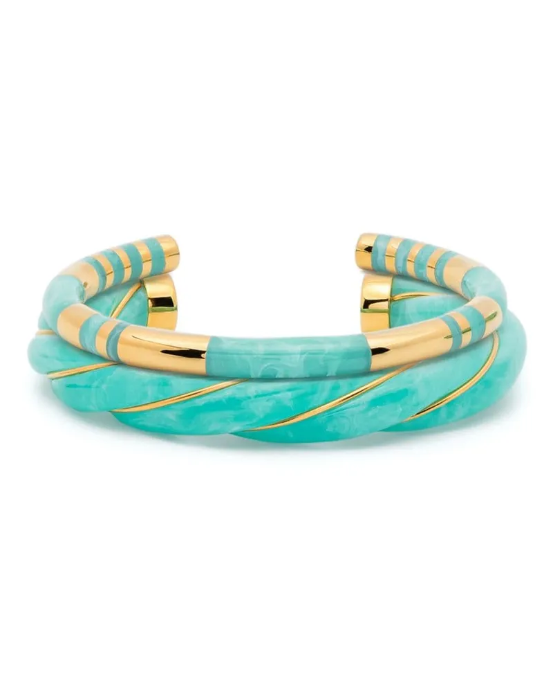 Aurélie Bidermann Positano and Diane bracelet set Blau