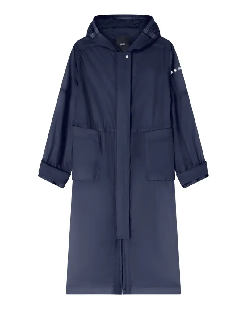 ADD hooded parka - Blau Blau