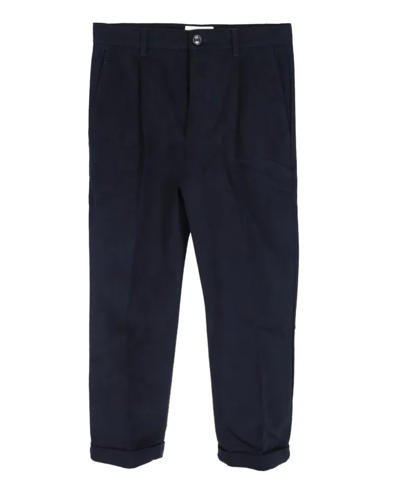 AMI Paris cotton trousers - Blau Blau
