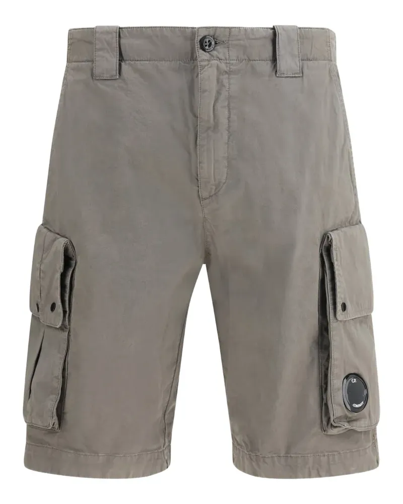 C.P. Company gabardine cargo shorts - Grau Grau