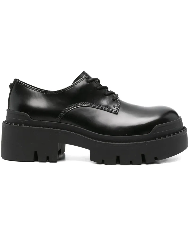 ash Derby-Schuhe mit Plateau - Schwarz Schwarz