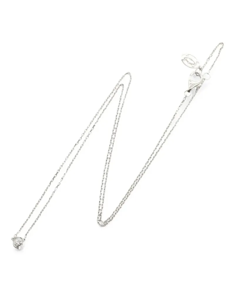 Cartier 2010s d'Amour Halskette mit Diamant - Silber Silber