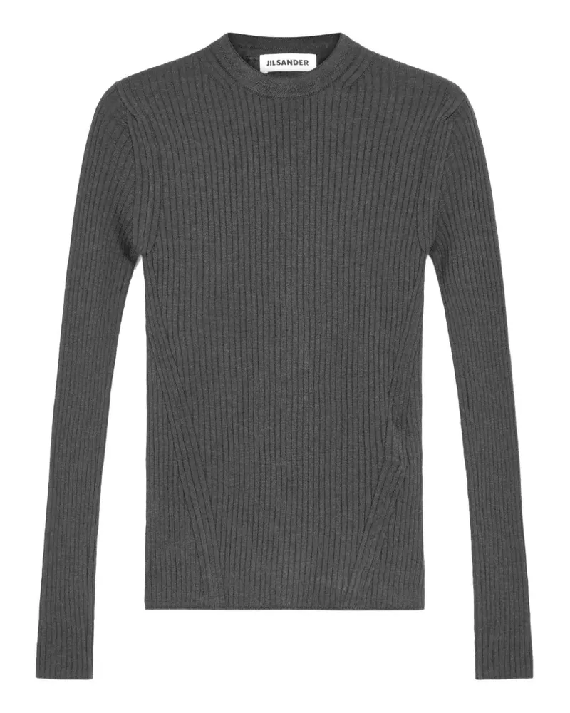 Jil Sander Leichter Pullover - Grau Grau
