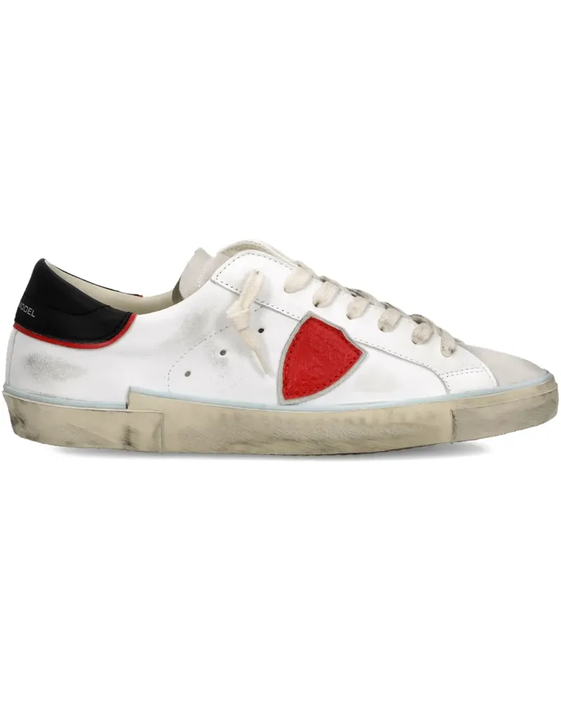 Philippe Model Prsx Sneakers in Colour-Block-Optik - Weiß Weiß