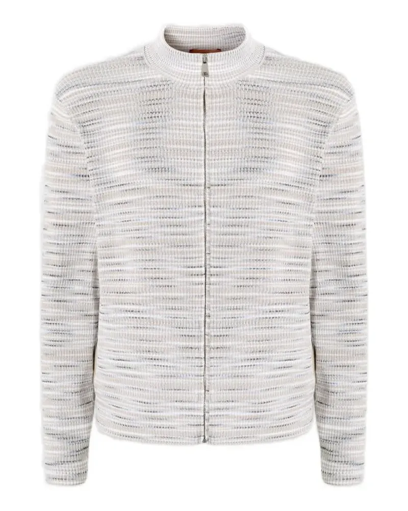 Missoni Gerippter Cardigan mit Reißverschluss - Nude Nude