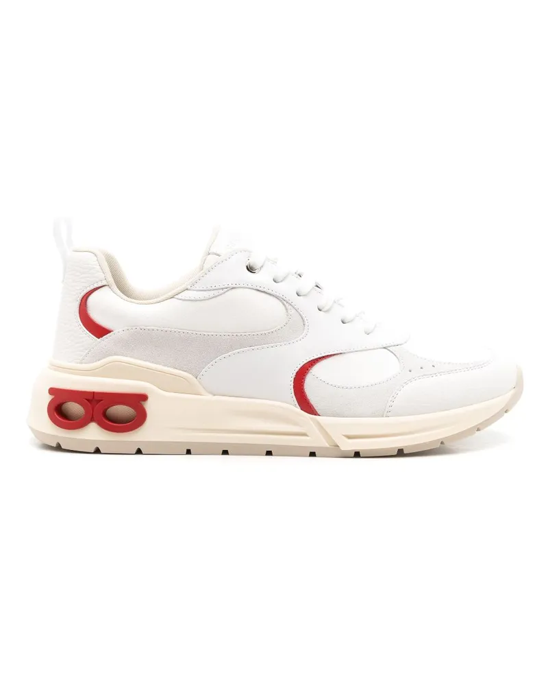 Ferragamo Sneakers mit Gancini-Detail - Nude Nude
