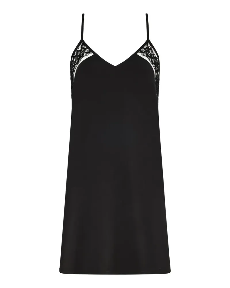 Aubade Sweet Obsession Nightie Nachthemd mit Stickerei - Schwarz Schwarz