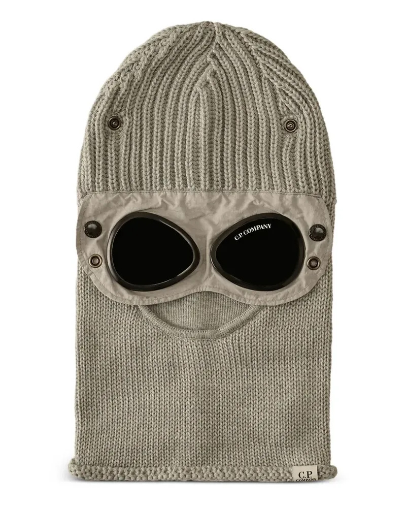 C.P. Company Gerippte Balaklava - Grau Grau