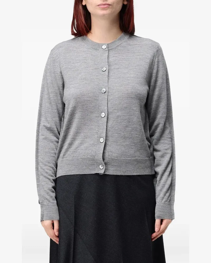 TELA Cardigan mit Knopfleiste - Grau Grau
