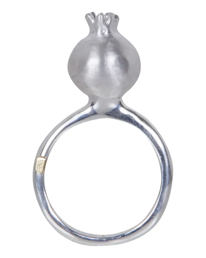 Rosa Maria brushed-finish ring - Silber Silber