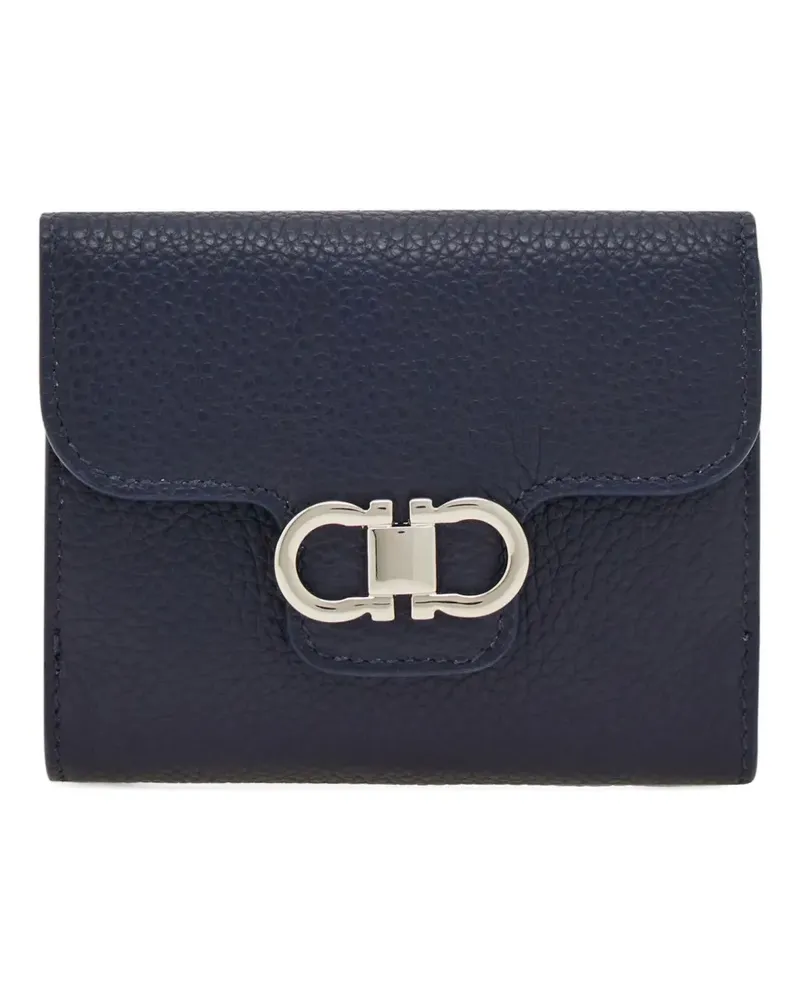 Ferragamo Portemonnaie mit Gancini-Detail - Blau Blau