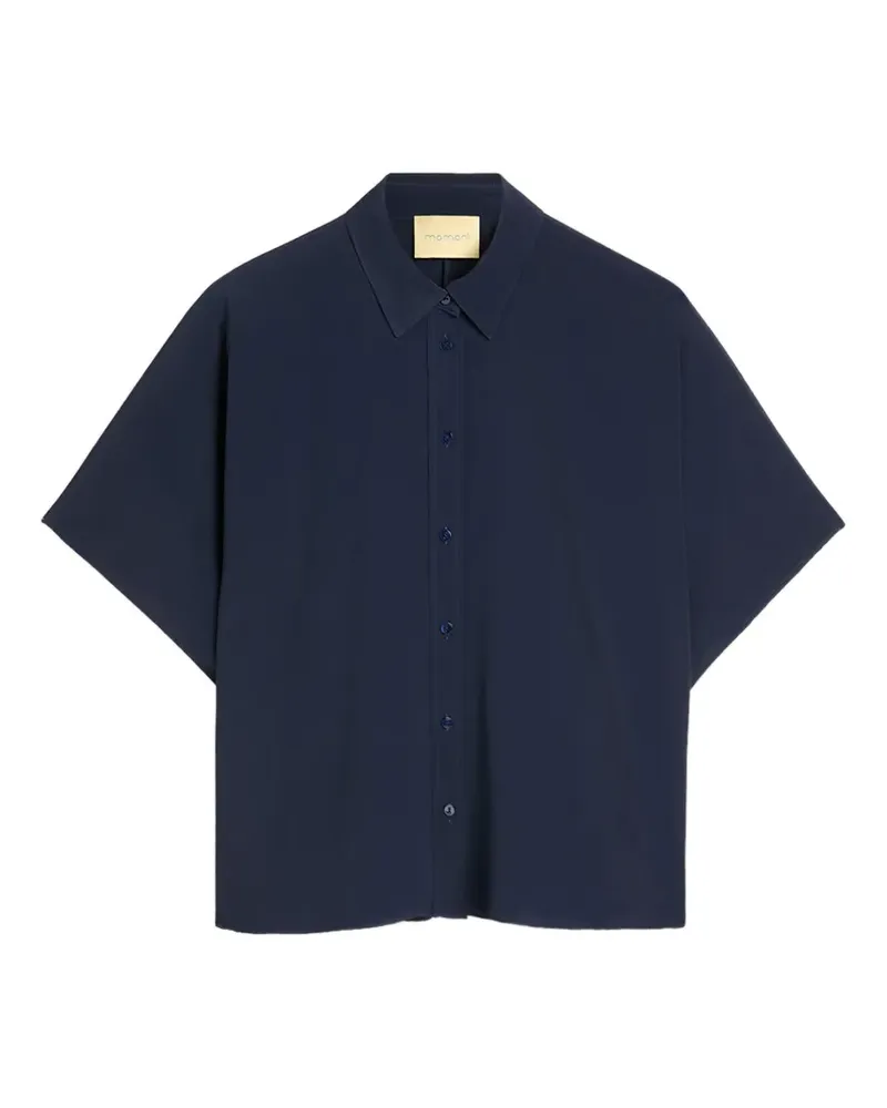 Momoni Kurzärmliges Brooklyn Hemd - Blau Blau