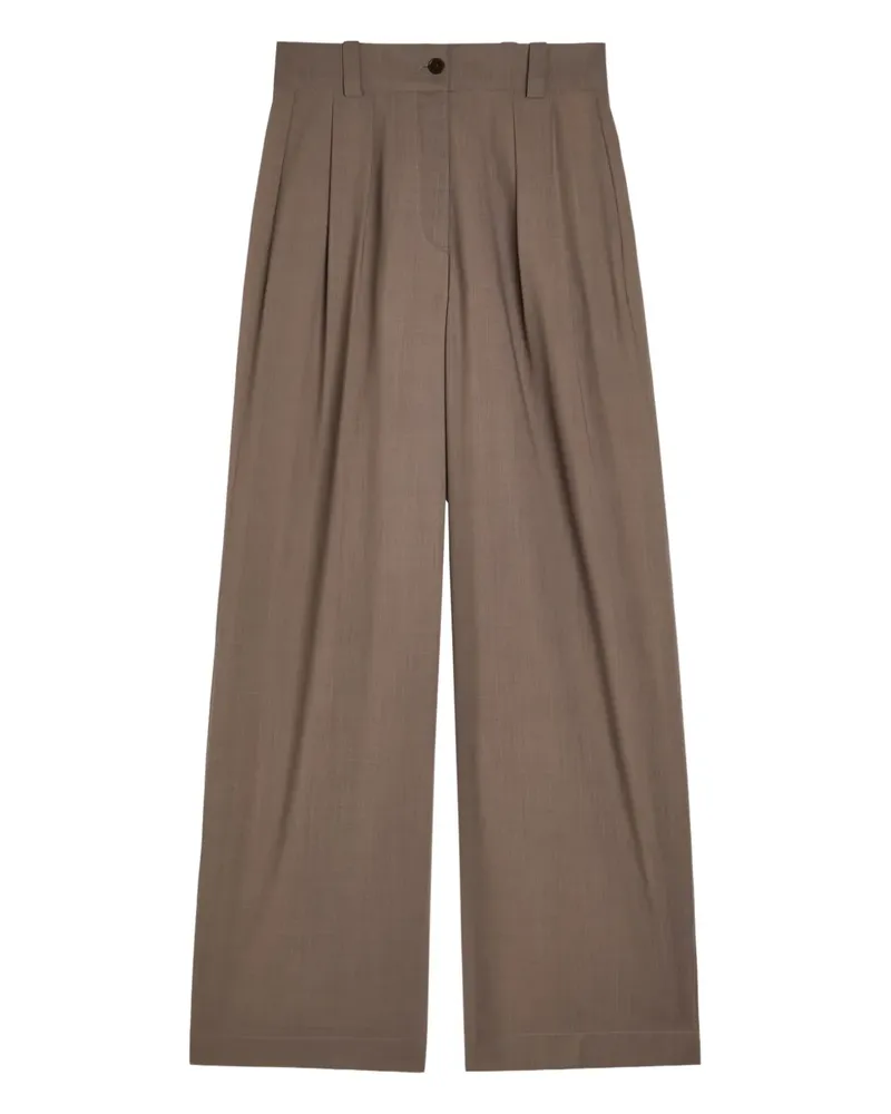 Joseph Forest pleated trousers - Braun Braun