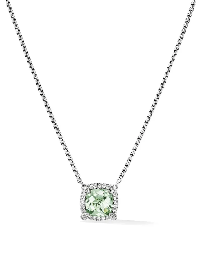 David Yurman Petite Chatelaine Halskette Silber
