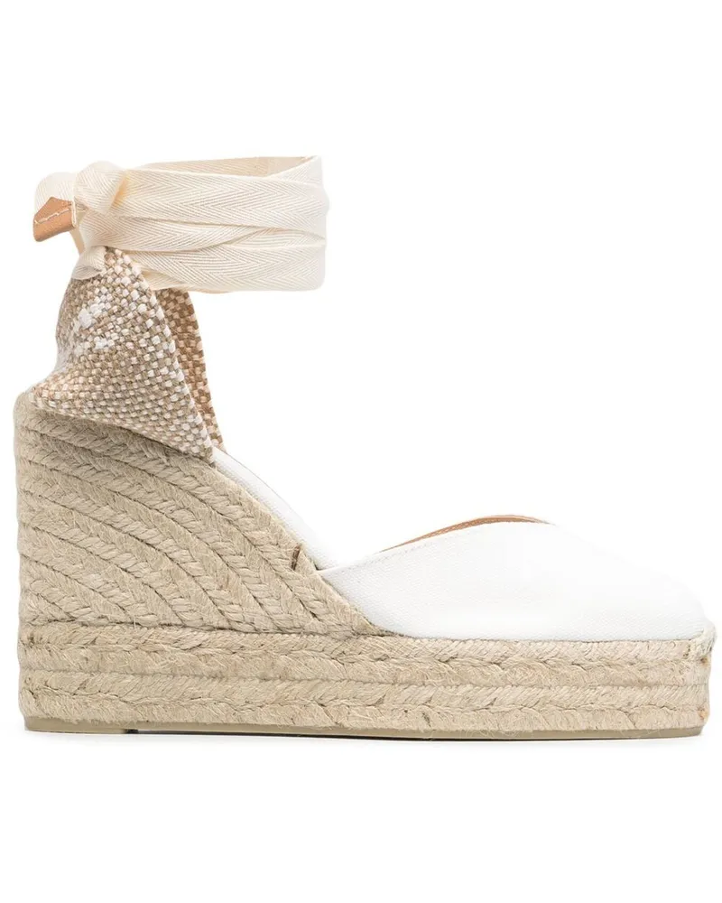 Castañer Chiara Wedge-Espadrilles - Weiß Weiß