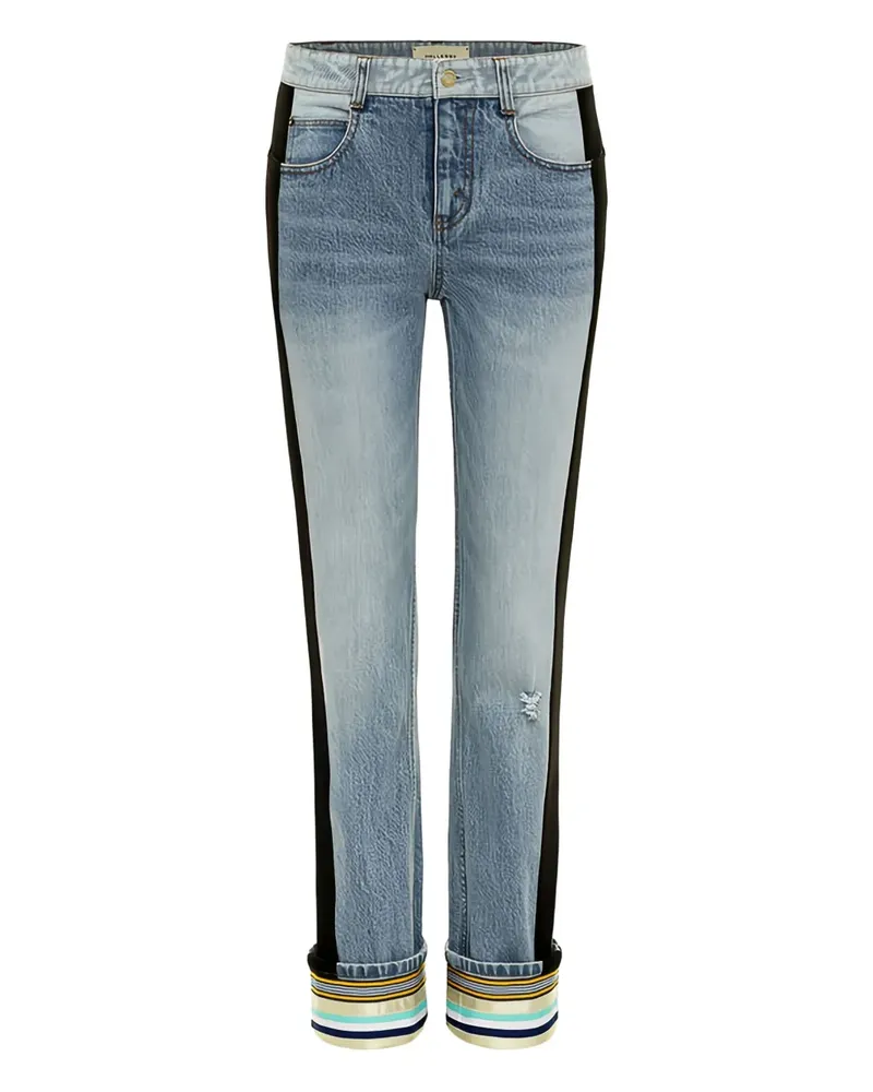 Hellessy Carlos Jeans mit gestreiften Bündchen - Blau Blau