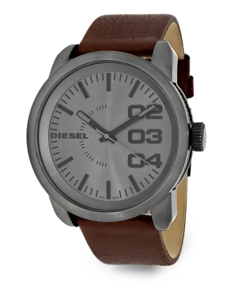 Diesel Double Down 46mm watch - Grau Grau