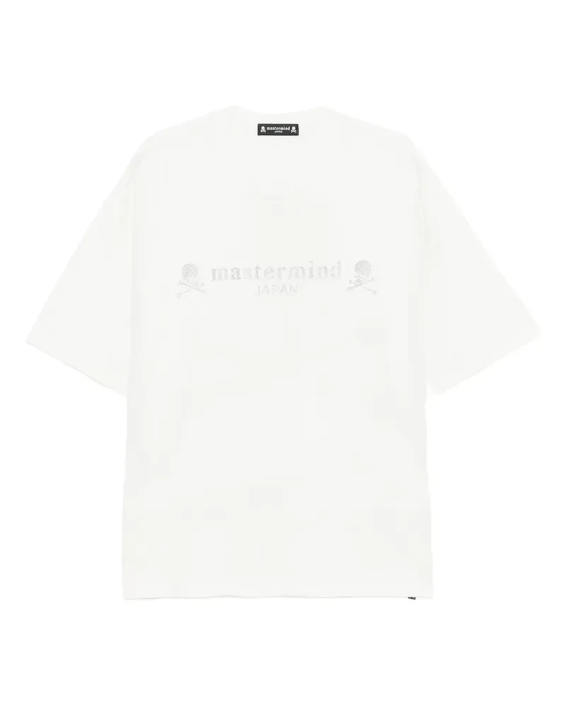Mastermind Japan T-Shirt mit Logo-Print - Weiß Weiß