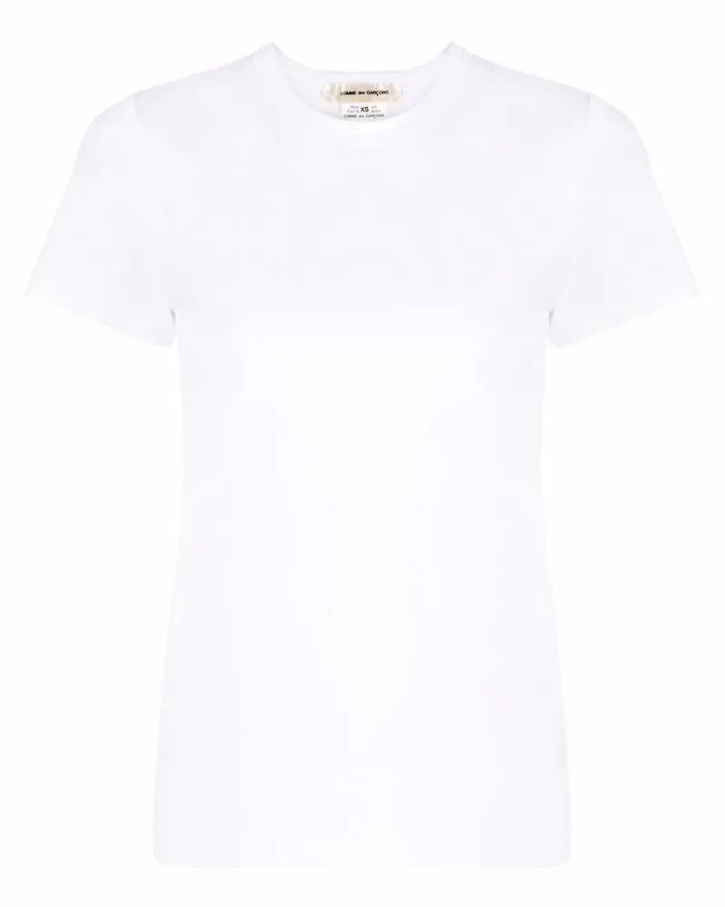 Comme des Garçons T-Shirt mit Cut-Outs - Weiß Weiß