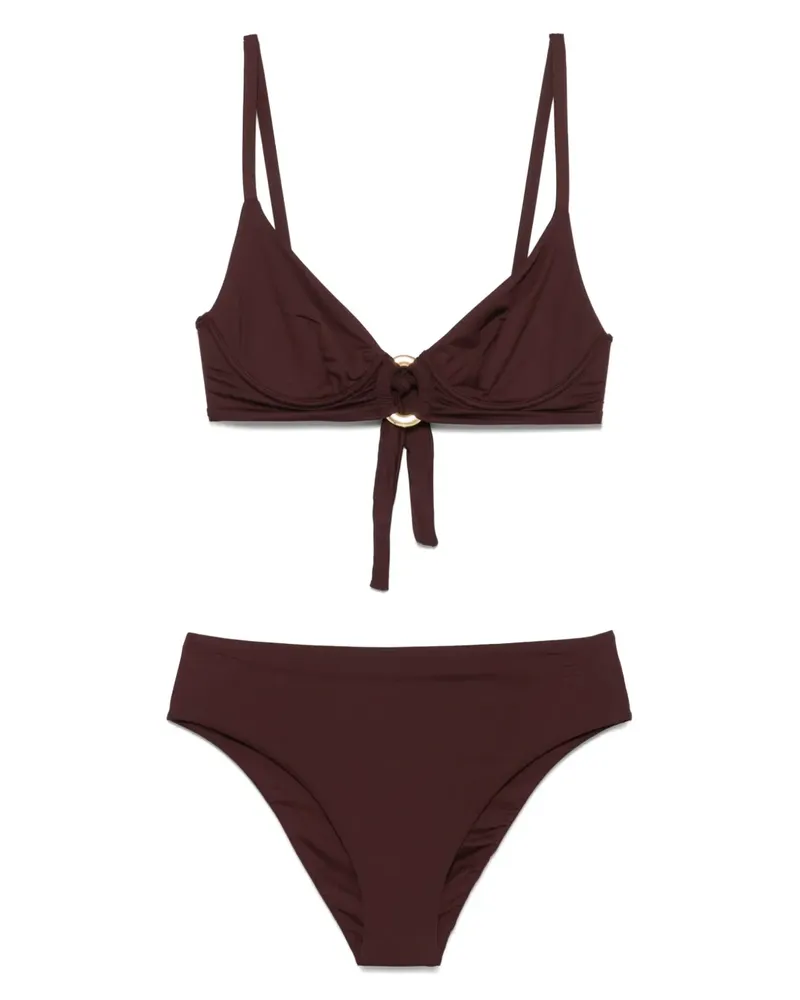 FISICO-Cristina Ferrari Bikini mit Ring - Braun Braun