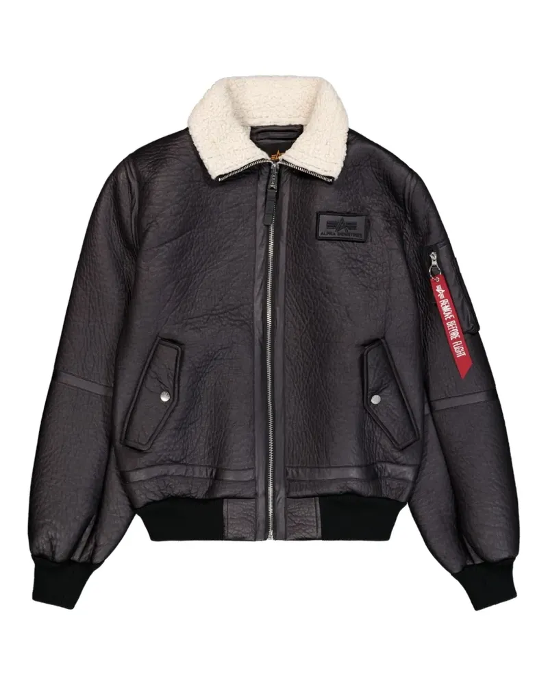 Alpha Industries B-15-3 Bomberjacke - Schwarz Schwarz