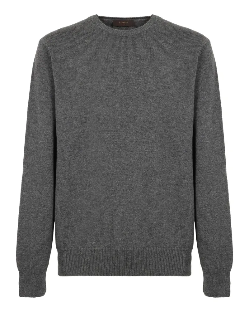 Slowear Strick mit rundem Ausschnitt - Grau Grau