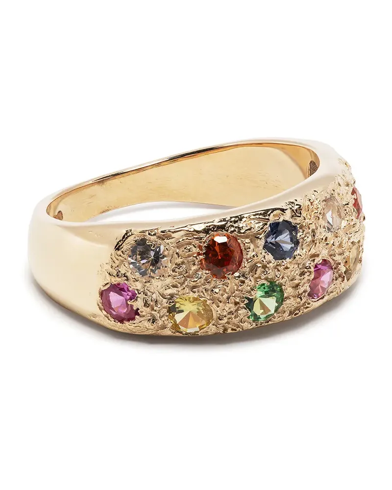 BLEUE BURNHAM Riviera Mini Ring - Gold Gold