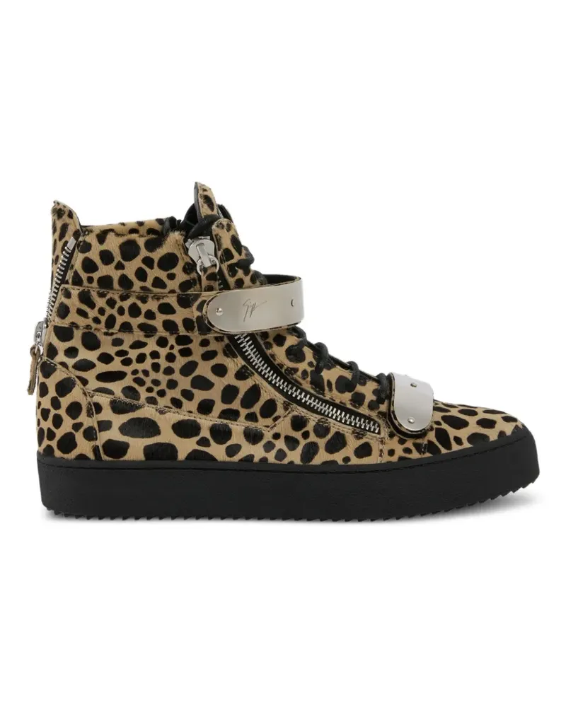 Giuseppe Zanotti Coby Savage Sneakers - Nude Nude