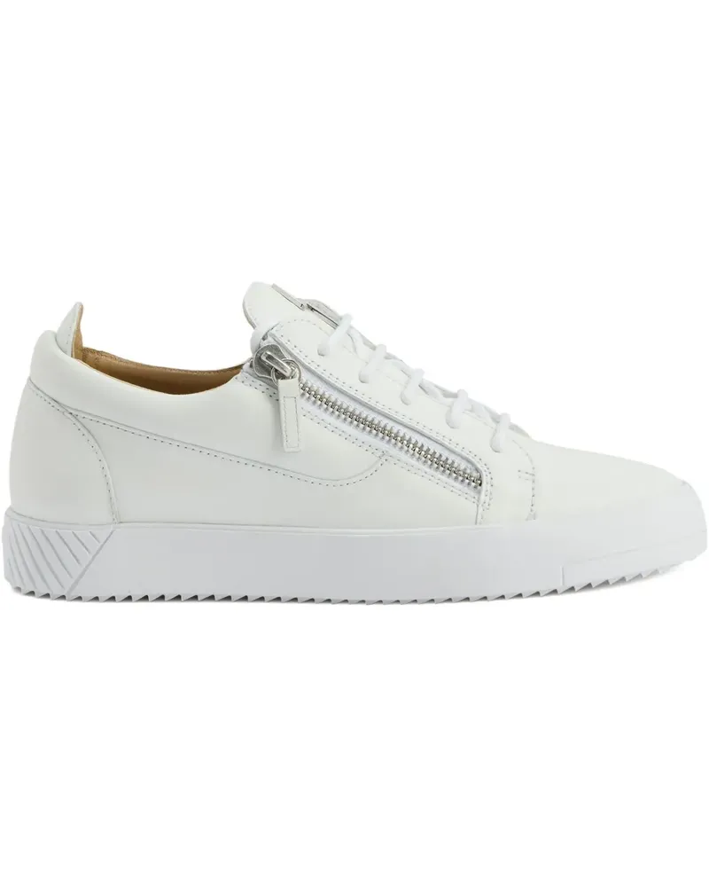 Giuseppe Zanotti Frankie Sneakers mit Reißverschluss - Weiß Weiß